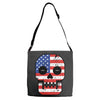 united states till i die Adjustable Strap Totes