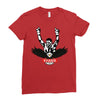 eagle khabib Ladies Fitted T-Shirt