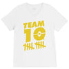 team 10  gold V-Neck Tee