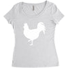 Chicken and Little Chick Women's Triblend Scoop T-shirt