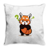 red fox 2 Throw Pillow