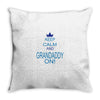 keep calm and grandaddy on! Throw Pillow