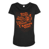 funny like a clown goodfellas mobster godfather Maternity Scoop Neck T-shirt