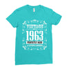 vintage made in 1963 perfectly aged a living legend Ladies Fitted T-Shirt