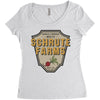 World Famous Beets Schrute Farms Women's Triblend Scoop T-shirt