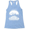 camp crystal lake est 1935 Racerback Tank