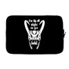 'i'm up all night Laptop sleeve