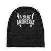 i beat anorexia Baby Beanies