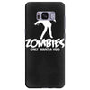 zombies only want a hug bad taste haloween zombie pop culture gift Samsung Galaxy S8 Plus