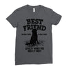 Best Friend Golden Ladies Fitted T-Shirt