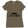 big man little man Ladies Fitted T-Shirt