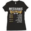 Mechanic Hourly Rate Ladies Fitted T-Shirt