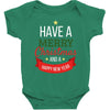 have a merry christmas and a happy new year Baby Bodysuit