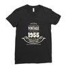 premium vintage 1955 classic perfectly aged limited edition Ladies Fitted T-Shirt