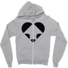 p and a Zipper Hoodie