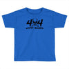 4x4 big skull head  off road Toddler T-shirt