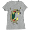 monster (2) Ladies Fitted T-Shirt