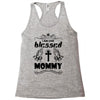 I Am One Blessed Mommy Racerback Tank
