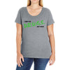 I Don't Do Drugs I Just Smoke Weed Ladies Curvy T-Shirt