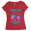 where are we dropping boys Women's Triblend Scoop T-shirt