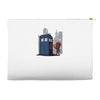 defacing the phonebox hoody Accessory Pouches