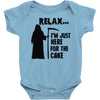 i'm just here for the cake Baby Onesie