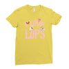i love lops lots Ladies Fitted T-Shirt