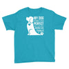 my dog think i m perfect who cares what anyone else things Youth Tee