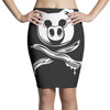 pig bacon cross bones pirate Pencil Skirts