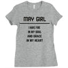 May Girl Ladies Fitted T-Shirt