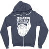 bearded for her pleasure Zipper Hoodie
