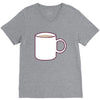 glass and coffee V-Neck Tee