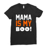 mama is my boo T-Shirt Ladies Fitted T-Shirt