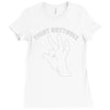 tight butthole Ladies Fitted T-Shirt