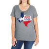 texan boxer lover Ladies Curvy T-Shirt