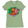 pizza cat Ladies Fitted T-Shirt