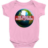 the world is always spinnin Baby Bodysuit