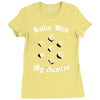rolling with the homies Ladies Fitted T-Shirt