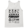 Born In February Tank Top