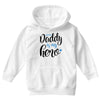 Daddy is my Hero Baby Boy Youth Hoodie