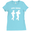 line dancing country music Ladies Fitted T-Shirt
