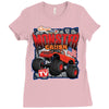Off Road Monstre Truck Ladies Fitted T-Shirt