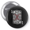 King of Hearts Pin-back button