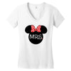 Mr. and Mrs. Matching Women's V-Neck T-Shirt