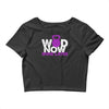 wod now wine later Crop Top