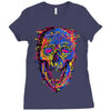 skull kid draw Ladies Fitted T-Shirt