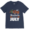 Halloween Kings Are Born In July V-Neck Tee