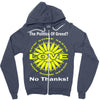 political the 80's 60's hippy anti capitalism Zipper Hoodie