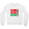 bat safety Crewneck Sweatshirt
