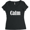 calm Women's Triblend Scoop T-shirt